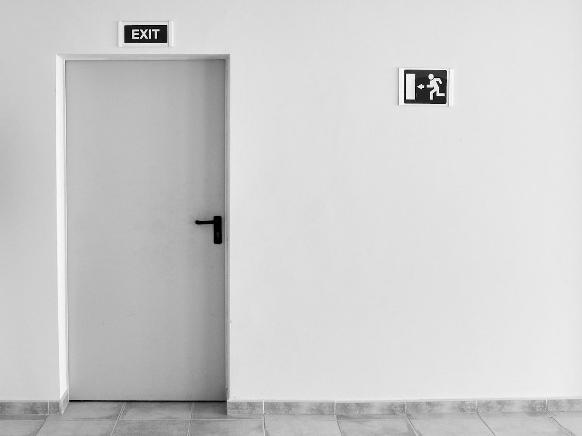 Interior fire-rated door